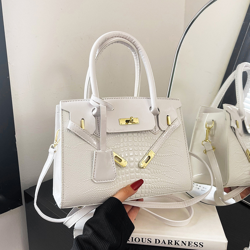 2023 nuevo bolso femenino moda europea y americana todo-fósforo bolso mensajero de un solo hombro de gran capacidad bolso Kelly transfronterizo