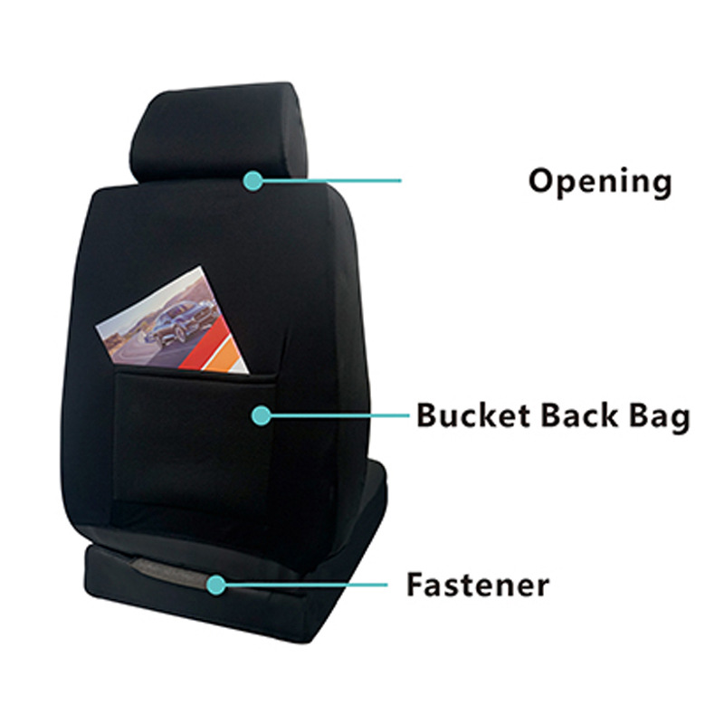 All-season universal car seat covers, fabric with double waistline, 9-piece set for five-seater, bestseller on cross-border Amazon, Wish, and AliExpress