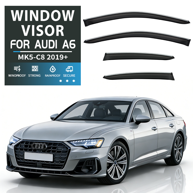 Suitable for Imported Short Shaft Audi A6 Sedan Rain Shield Audi A6 Swb Window Visor