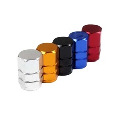 Aluminum alloy car valve cap car valve cap valve core tire personalized valve 4 pieces