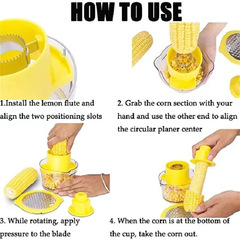 跨境玉米剝粒器家用玉米脫粒器玉米脫粒器剝玉米神器小型廚房工具