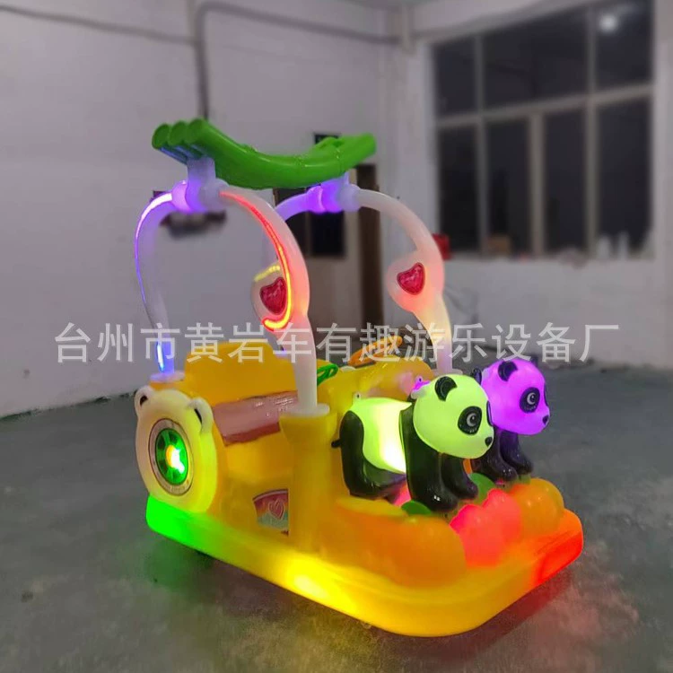 Электрический автомобиль-бампер Panda Kids Square Car Night Market Car Park, бизнес-киоск, светящийся ребенок, новый автомобиль для развлечений