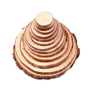 Twisting Stick Christmas Tree Wooden Base Round Thin Wood Chip Props Wood Chip DIY Handmade Material Songyuan Leide株