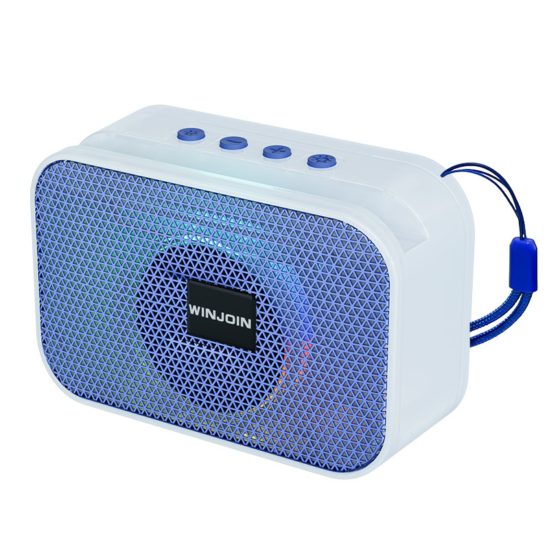 新型家庭用ミニカラフルBluetooth小型スピーカー、屋外ポータブルワイヤレスサブウーファー、小型高出力スピーカー|undefined