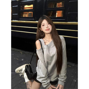 China Cotton Composite Milk Silk 2024 Fashionable and Relaxed F Shoulder Wear
