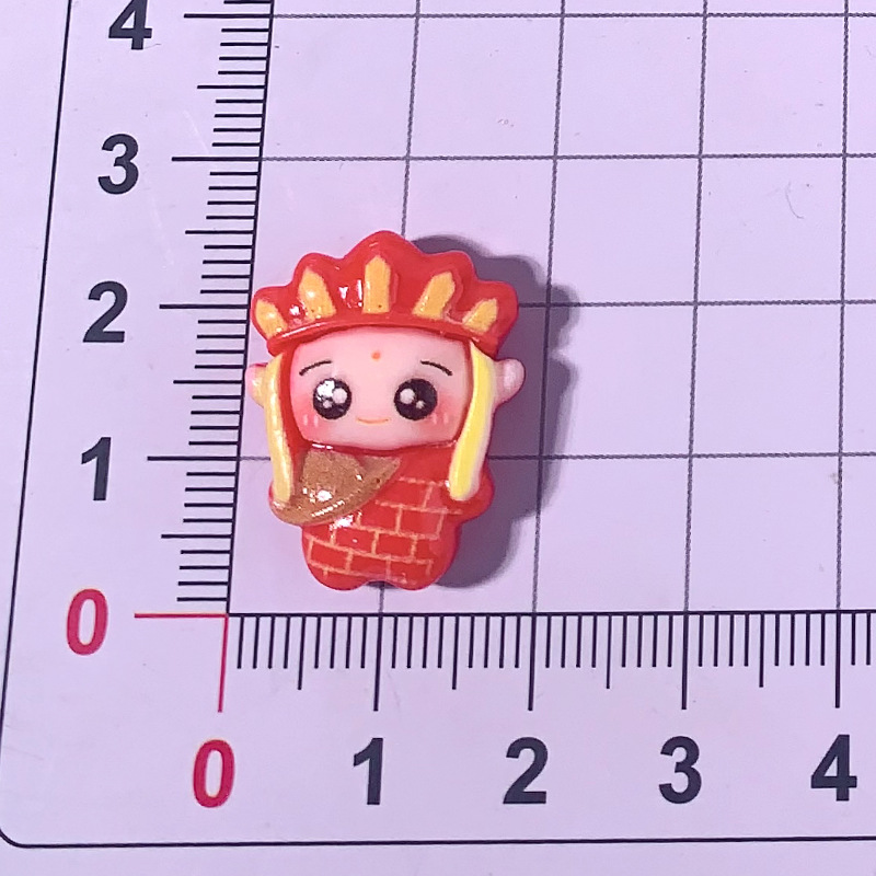 Nuevos dibujos animados viaje al oeste Gokong diy accesorios de resina crema pegamento para el cabello adornamiento para el cabello colgante botón de zapatos material hecho a mano