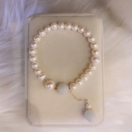 天然珍珠项饰;项链;天然珍珠耳饰