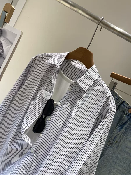 Blue and white stripes