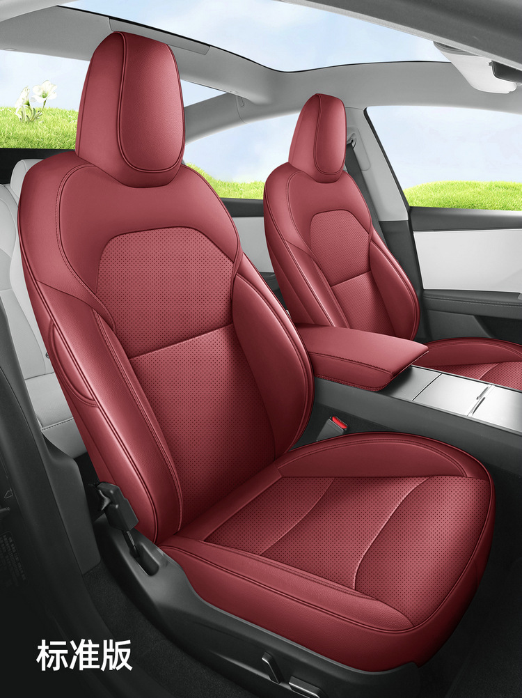 25 New Tesla Model Y Special Car Models with Five-Seater Full Leather Seat Cushions and All-Season Full-Cover Seat Covers