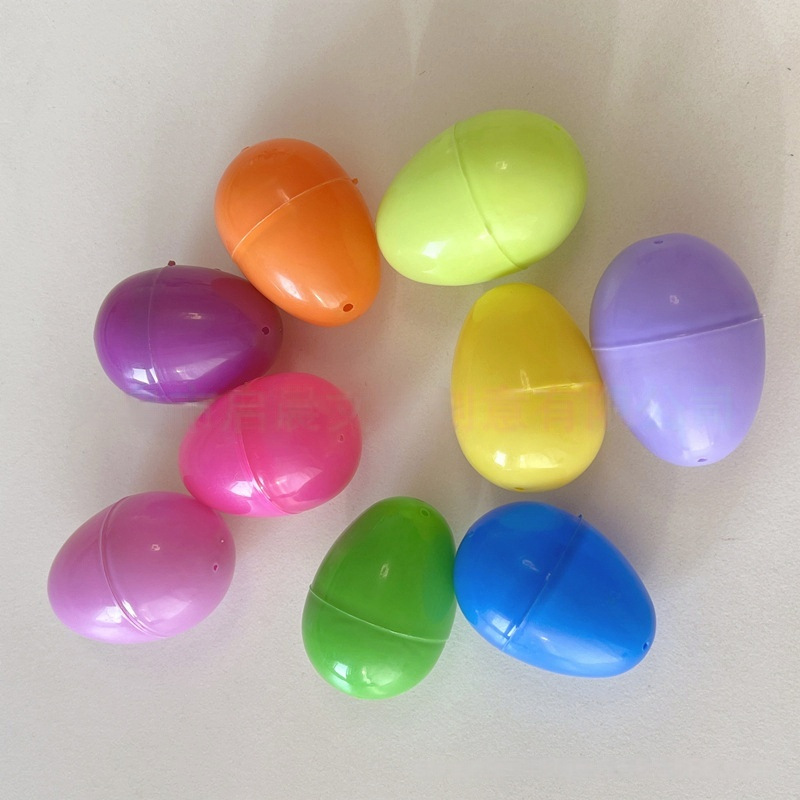 Huevos de Pascua plásticos para manualidades y juguetes infantiles