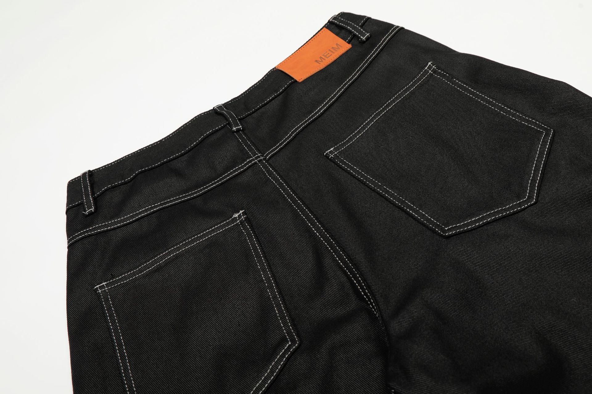Men's Retro High Street Distressed Print Loose Fit Denim Jeans Vintage Washed Straight Leg Comfortable Cotton Blend Casual Pants_mkmklike.com
