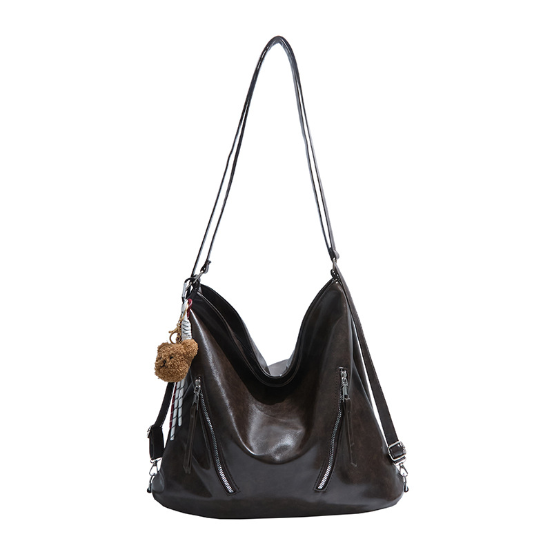 Invierno nueva mochila de gran capacidad de textura sólida coreana 2024 mochila de viaje a la moda de mochila de trabajo