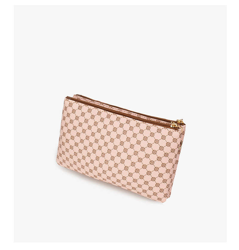 Small Size Dot Polka Dots Printed Presbyopic Women's Bag Wallet Double Cell Fashion Simple Change Packet Light Luxury Messenger Bag