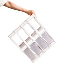 网红收纳盒家用塑料桌面卧室抽屉式整理盒多层透明杂物储存盒简。