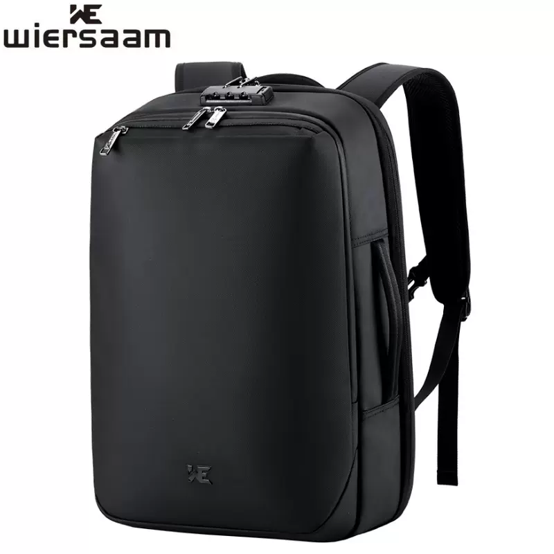 新款高档商务男款防水双肩包大容量出差背包多功能密码防盗电脑包
