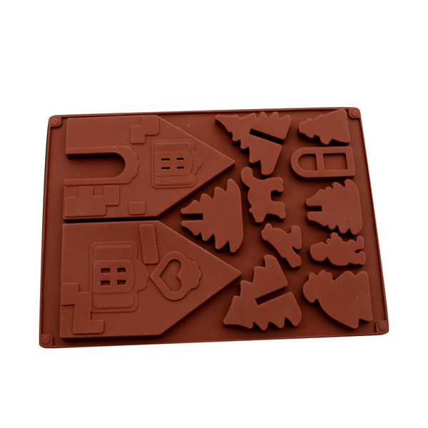 Christmas compact silicone mold