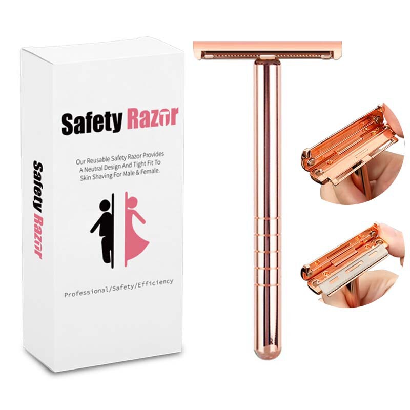 Metal Single-Edged Blade Universal Feather Anti-Scratch Manual Razor Razor Shaver Eyebrow Trimmer