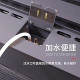 Цвет 3D -распыленного камином встроенный домашний телевизионный шкаф Фоновый фона стены выставка Электронный камин моделирование пламя