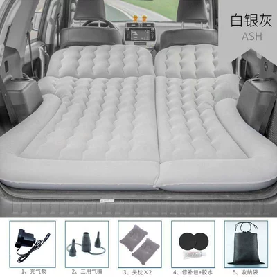 Car Travel Bed Car Vehicle-mounted inflatable bed - universal-gray-without-pier