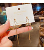 Silver needle, trend earrings with bow, silver 925 sample, wish, wholesale