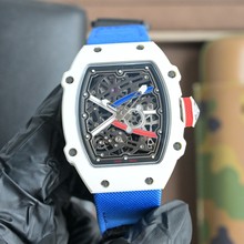 理查飞轮酒桶型机械腕表男士高端腕表镂空运动RM67跨境外贸批发