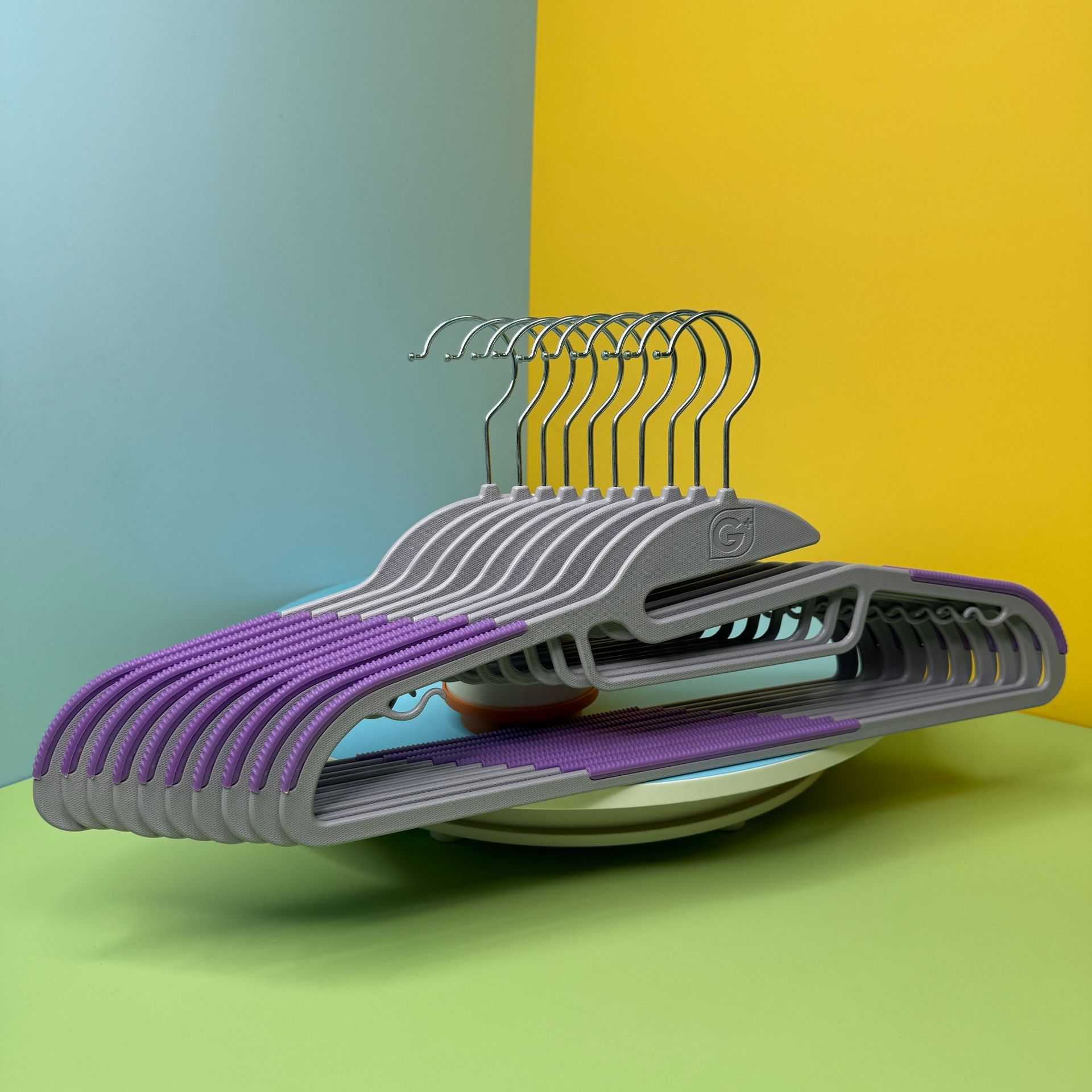 [리얼샷 G+그레이+스트라이프+퍼플]