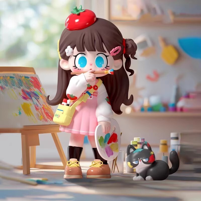 现货蜜啦少女盲盒三代慵懒时光系列手办桌面摆件可爱女生礼|undefined