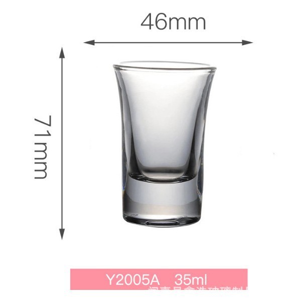 青のリンゴのガラスの小さい杯の白い杯の酒の壺の酒の杯の小さい一口の杯の酒の器は強い酒のスーツを飲んで卸売りします。|undefined