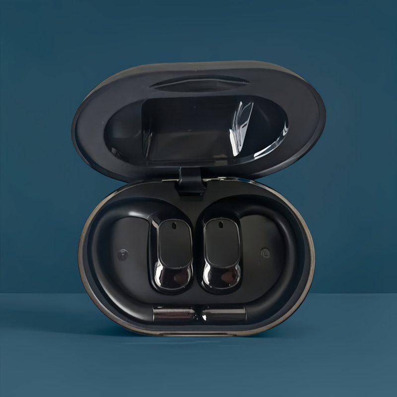 新型スマートBluetoothイヤホン ワイヤレスイヤホン 耳掛け式 骨伝導 超長時間ノイズキャンセリング スポーツ対応 長時間バッテリー 携帯電話・タブレット対応|undefined