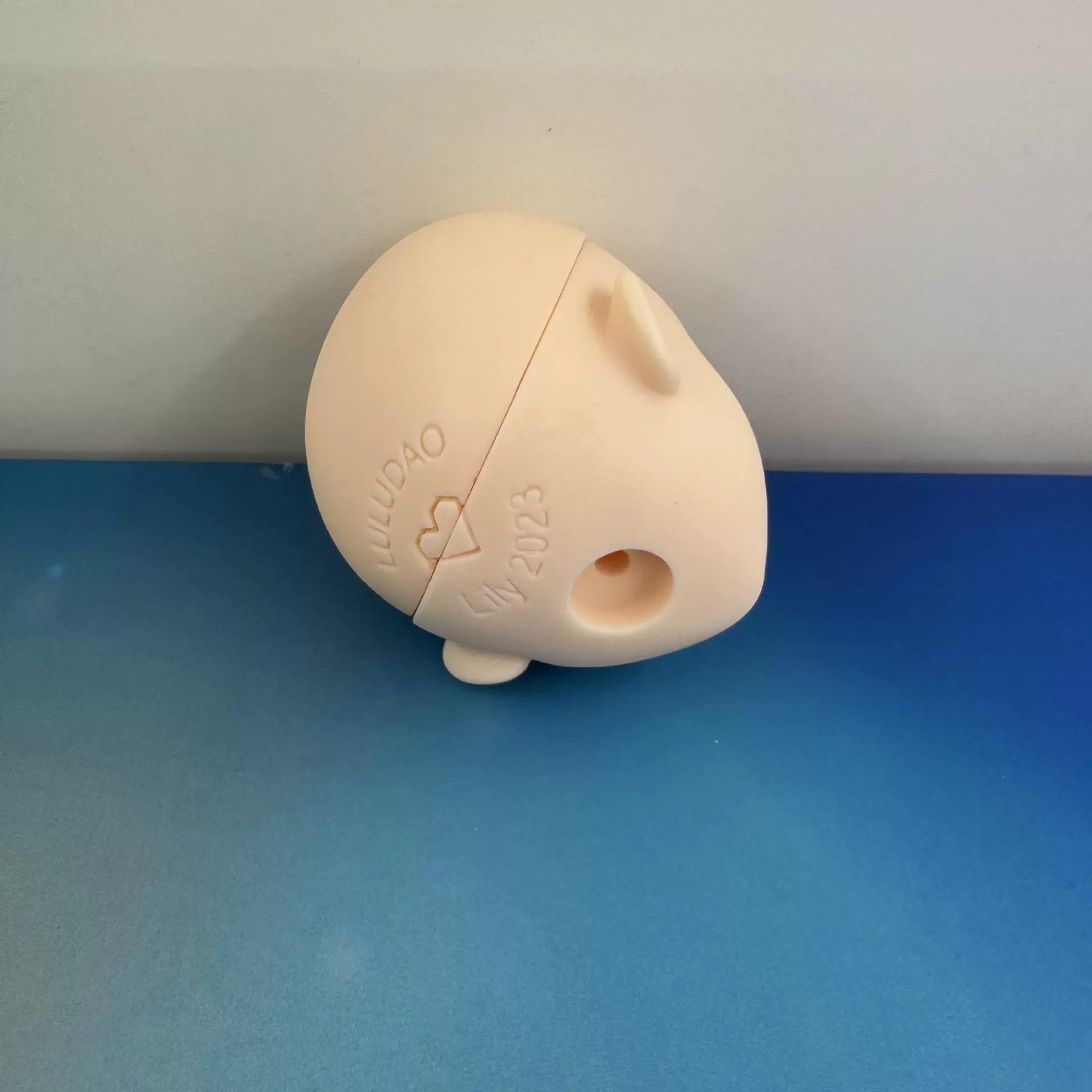 Открытая крышка, 6-точечная BJD 30cm голова вторичного элемента, модификация головы для макияжа, голова куклы для практики, унисекс, обычное тело