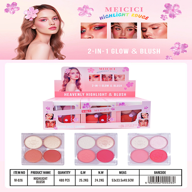 Nuevo comercio exterior transfronterizo mejora blush nueve colores perla mate multicolor bandeja de sombra de ojos en stock al por mayor EYE SHADOW