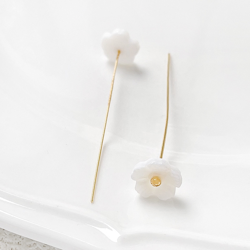 1#18k gold white shell 1 piece