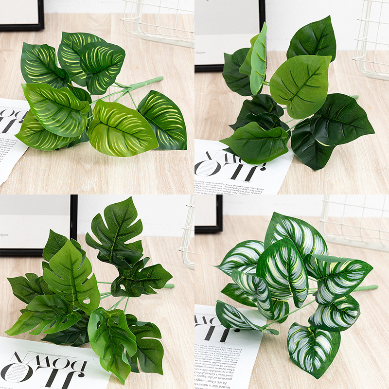 Plant wall accessories, faux green plants, glue-on fake ivy, indoor wall decoration, floral plant, artificial green ivy