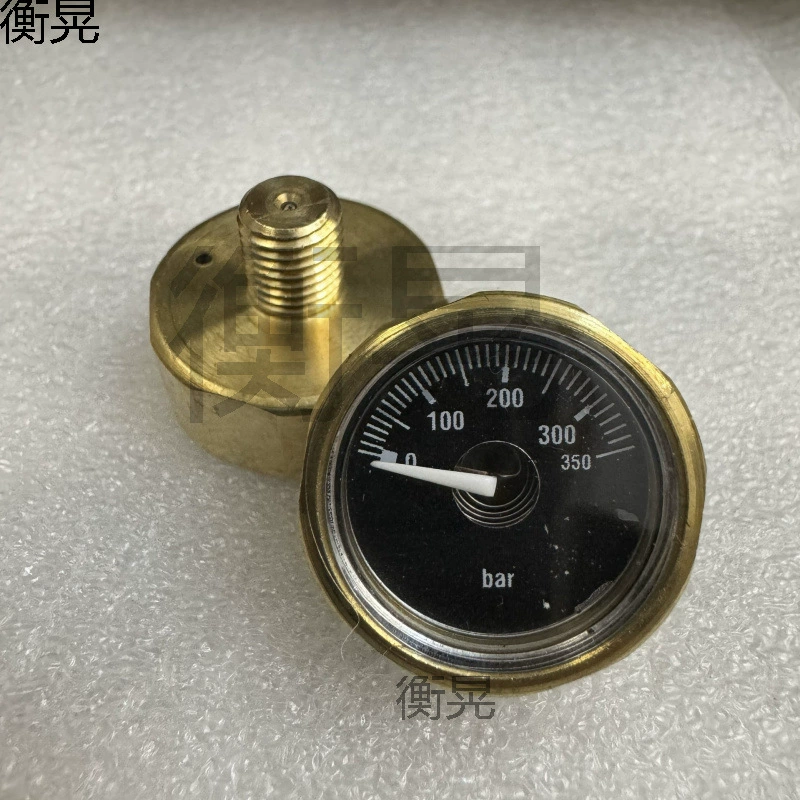 Манометр высокого давления, нижний медный манометр, резьба M8 для зарубежных товаров