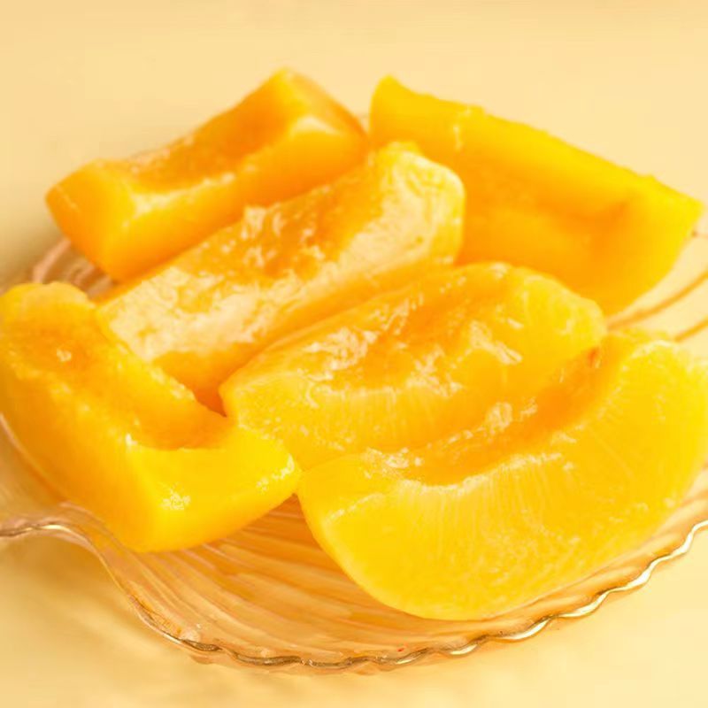 Yimeng Mountain Peach Jam 510g/bottle Fruits in syrup ready-to-eat canned