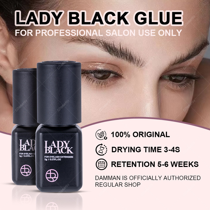 South Korea genuine goods SKY LADY BLACK grafting eyelashes 1 second quick-drying glue BLACK upgrade new packaging in stock