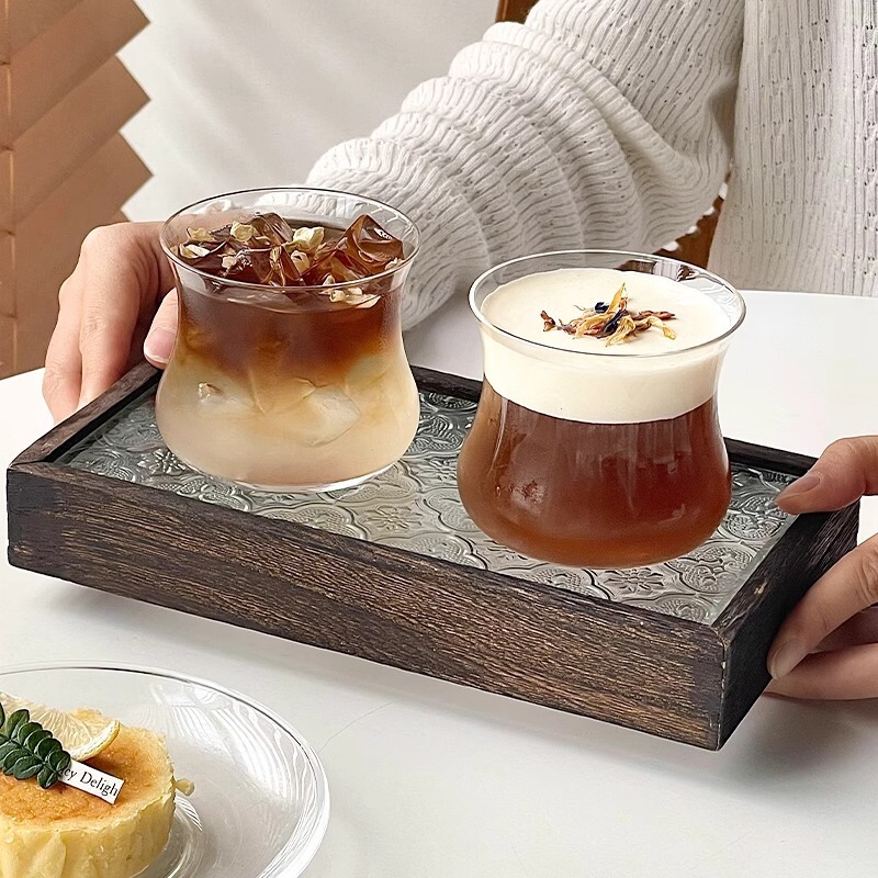Light and thin combo coffee cup suit ice American latte cup dirty cup glass hand washing fragrance cup tasting cup Light and thin combo coffee cup suit ice American latte cup dirty cup glass hand washing fragrance cup tasting cup