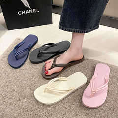 人字拖女夏季百搭夾腳夾板涼拖鞋軟底外穿防滑沙灘海邊網紅高級感