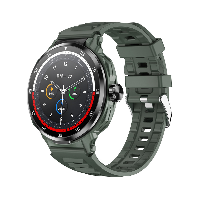New D11 Smartwatch 2-in-1 Men's Headphones Heart Rate Blood Pressure Sleep Monitoring Bluetooth Calling Cross-Border