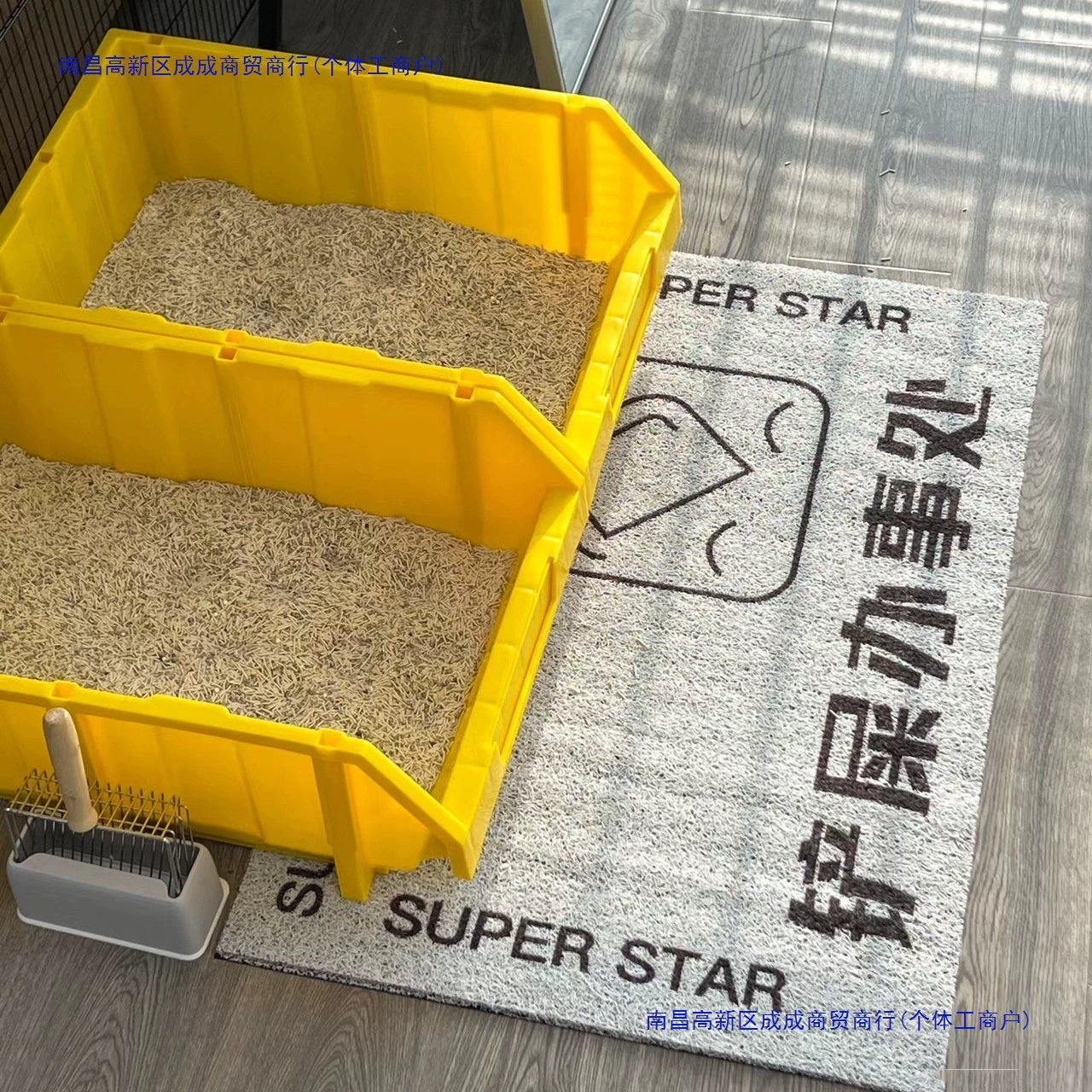 Ll наклонный контейнер для кошачьего песка ящик для инструментов двухслойный Maine Cat Огромный логистический ящик полностью открыт 40 Другие