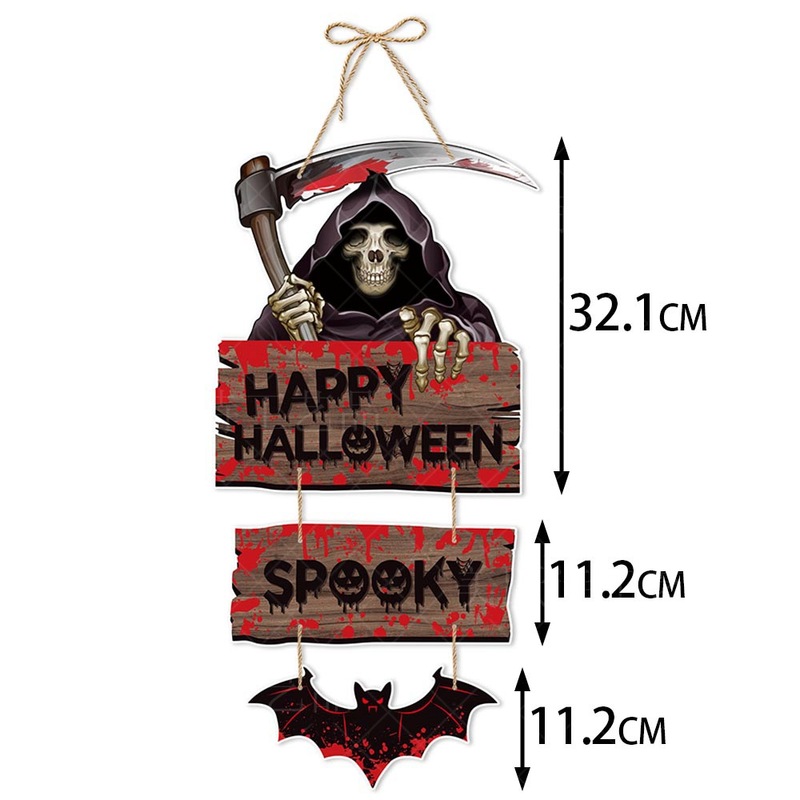 アマゾンハロウィーンパーティー装飾コウモリ幽霊ドア掛けお化け屋敷バーシーン配置カボチャ掛け飾り|undefined