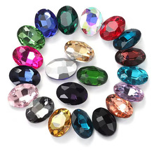 椭圆普彩水钻 鸽子蛋水晶玻璃钻DIY美甲钻 鞋包发饰服饰配件批发