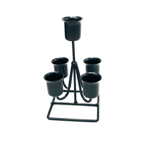 Factory direct sales European iron candlesticks romantic time lanterns candlelight dinner ornaments bar decoration wedding candlesticks