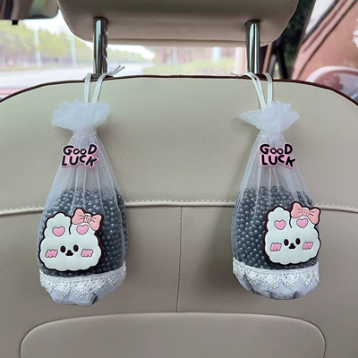 Odors, In-Car Bamboo Charcoal Bag, Car Interior — Aktiv kömürlü qoxu uducular - 2-small-rabbits-bamboo-charcoal-bags