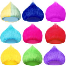 跨境万圣节圣诞节魔发精灵毛茸茸帽子毛茸头带助威道具运动会装饰