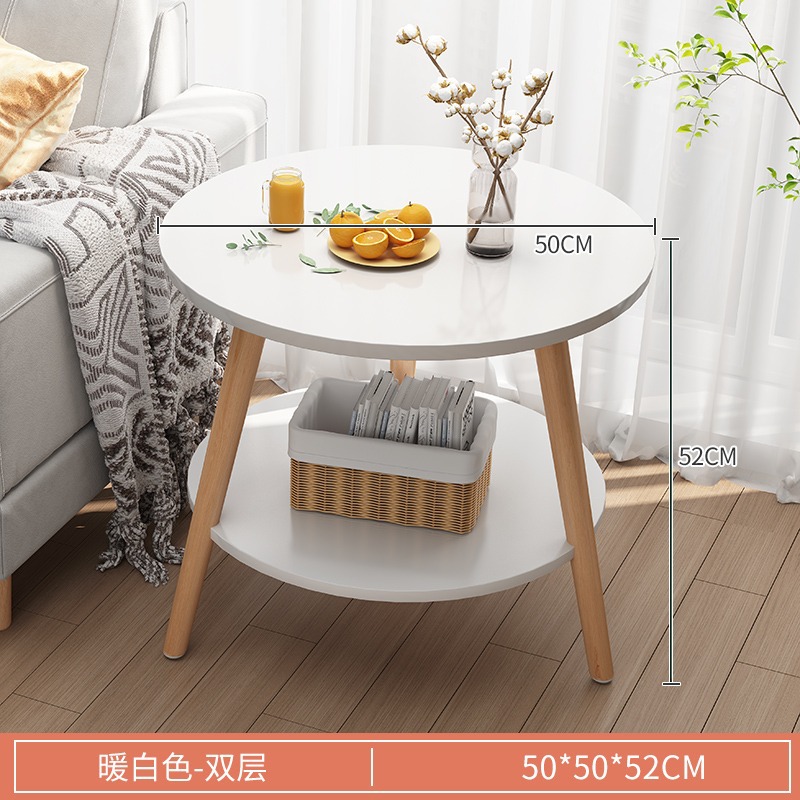 Mesa pequeña mesa de té sala de estar doméstica nórdica sofá lado dormitorio moderno simple mesa de té sala de alquiler mesa de té