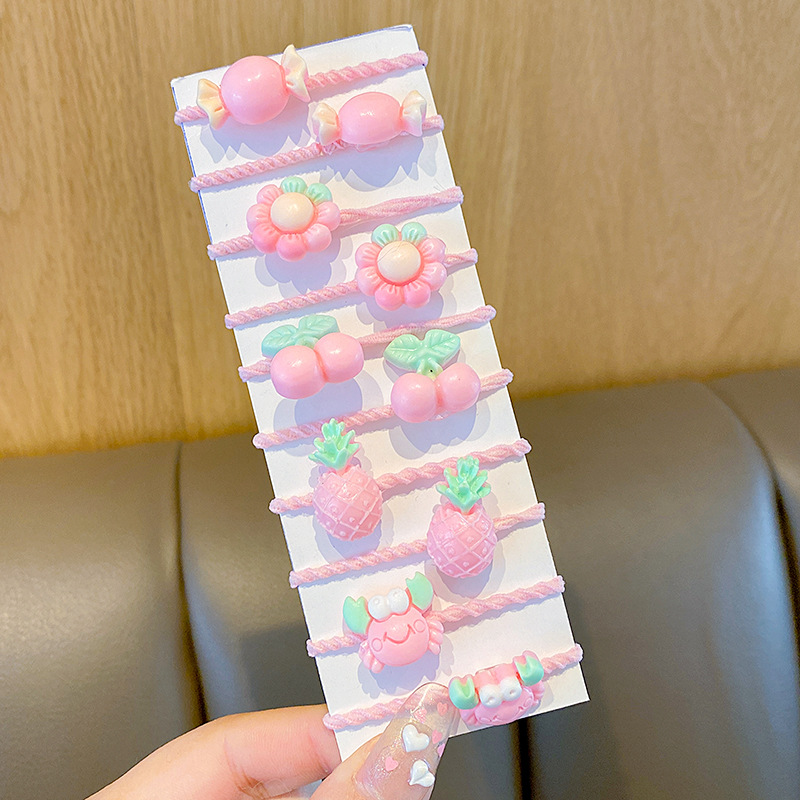 2022 nueva cuerda de pelo bebé corbata anillo de pelo tocado