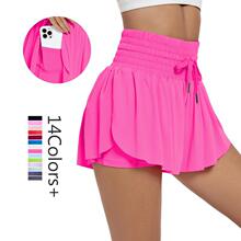 C 23521 High Waist Yoga Shorts with ���uͨ���R�d�W���羳
