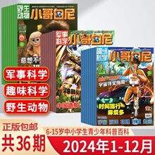 小哥白尼杂志2024年新期野生动物/趣味/军事科学中小学生科普书