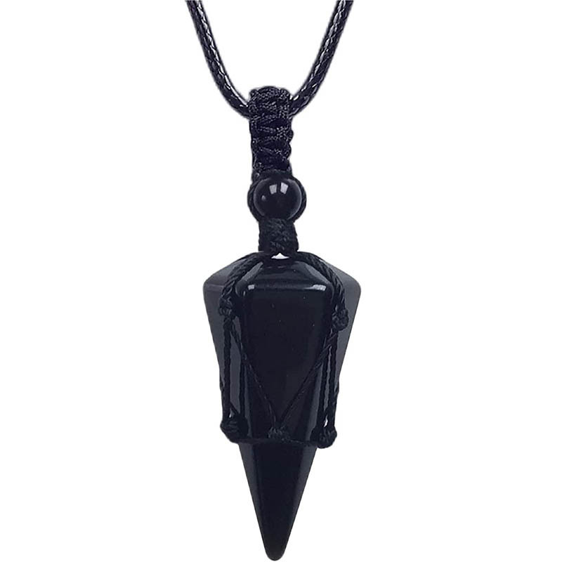 Crystal Pendant Material IG Style Casual Geometric Crystal Iron Wholesale Pendant Necklace